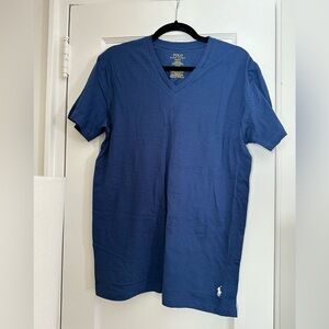 Polo Ralph Lauren Men’s V-neck Tshirt Size M Blue
